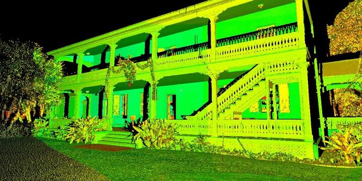 Escaner LIDAR portico iglesia